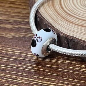 Murano Glass Minnie Disney Parks Bead Charm